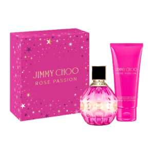 Jimmy Choo Rose Passion 60ml Gift Set - 60ml Eau de Parfum + 100ml Body Lotion