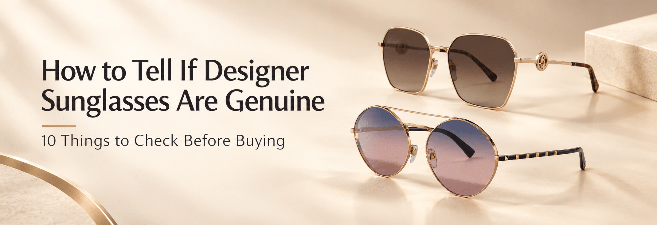How to Tell If Designer Sunglasses Are Genuine