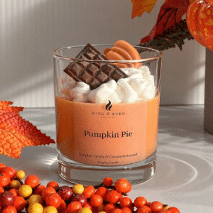Wick & Burn Pumpkin Pie Scented Candle